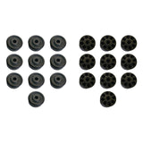 Maxbell 10Pcs Nylon Mobility Wheels Replacement for Fitness Equipment Easily Install 42x22mm