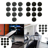 Maxbell 10Pcs Nylon Mobility Wheels Replacement for Fitness Equipment Easily Install 42x22mm