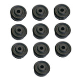 Maxbell 10Pcs Nylon Mobility Wheels Replacement for Fitness Equipment Easily Install 42x22mm