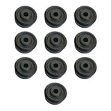 Maxbell 10Pcs Nylon Mobility Wheels Replacement for Fitness Equipment Easily Install 42x22mm