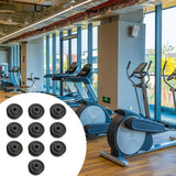 Maxbell 10Pcs Nylon Mobility Wheels Replacement for Fitness Equipment Easily Install 42x22mm