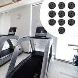 Maxbell 10Pcs Nylon Mobility Wheels Replacement for Fitness Equipment Easily Install 42x22mm