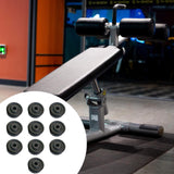 Maxbell 10Pcs Nylon Mobility Wheels Replacement for Fitness Equipment Easily Install 42x22mm