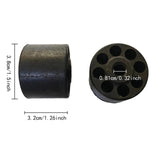 Maxbell 10Pcs Nylon Mobility Wheels Replacement for Fitness Equipment Easily Install 38x32mm