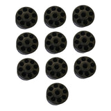 Maxbell 10Pcs Nylon Mobility Wheels Replacement for Fitness Equipment Easily Install 38x32mm