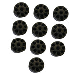 Maxbell 10Pcs Nylon Mobility Wheels Replacement for Fitness Equipment Easily Install 38x32mm