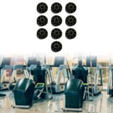 Maxbell 10Pcs Nylon Mobility Wheels Replacement for Fitness Equipment Easily Install 38x32mm