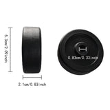 Maxbell 10 Pieces Nylon Mobility Wheels Kit Replacement for Ellipticals Multipurpose 53x21mm