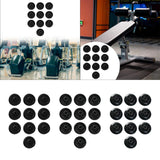 Maxbell 10 Pieces Nylon Mobility Wheels Kit Replacement for Ellipticals Multipurpose 53x21mm