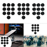 Maxbell 10 Pieces Nylon Mobility Wheels Kit Replacement for Ellipticals Multipurpose 53x21mm