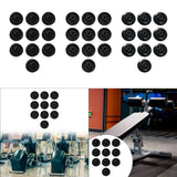 Maxbell 10 Pieces Nylon Mobility Wheels Kit Replacement for Ellipticals Multipurpose 53x21mm