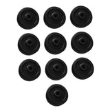 Maxbell 10 Pieces Nylon Mobility Wheels Kit Replacement for Ellipticals Multipurpose 53x21mm
