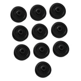 Maxbell 10 Pieces Nylon Mobility Wheels Kit Replacement for Ellipticals Multipurpose 53x21mm
