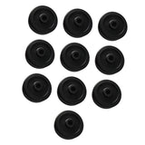 Maxbell 10 Pieces Nylon Mobility Wheels Kit Replacement for Ellipticals Multipurpose 53x21mm