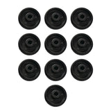 Maxbell 10 Pieces Nylon Mobility Wheels Kit Replacement for Ellipticals Multipurpose 59x27mm