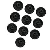 Maxbell 10 Pieces Nylon Mobility Wheels Kit Replacement for Ellipticals Multipurpose 59x27mm