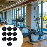 Maxbell 10 Pieces Nylon Mobility Wheels Kit Replacement for Ellipticals Multipurpose 62x23mm