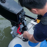 Maxbell Boat Motor Mount Inflatable Boat Accessory for Rubber Dinghies Paddle Boards