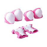 Maxbell Knee and Elbow Pads Wrist Guards for Skateboarding Skiing Outdoor Activities Pink