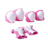 Maxbell Knee and Elbow Pads Wrist Guards for Skateboarding Skiing Outdoor Activities Pink