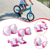 Maxbell Knee and Elbow Pads Wrist Guards for Skateboarding Skiing Outdoor Activities Pink