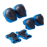 Maxbell Knee and Elbow Pads Wrist Guards for Skateboarding Skiing Outdoor Activities Blue