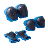 Maxbell Knee and Elbow Pads Wrist Guards for Skateboarding Skiing Outdoor Activities Blue