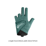 Maxbell 3 Fingers Billiard Glove Anti Slip Snooker Glove for Playing Training Sports Green L