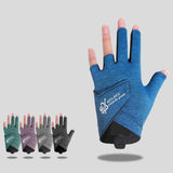 Maxbell 3 Fingers Billiard Glove Anti Slip Snooker Glove for Playing Training Sports Green L