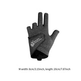 Maxbell 3 Fingers Billiard Glove Anti Slip Snooker Glove for Playing Training Sports Black M