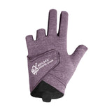Maxbell 3 Fingers Billiard Glove Anti Slip Snooker Glove for Playing Training Sports Pink M