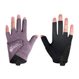 Maxbell 3 Fingers Billiard Glove Anti Slip Snooker Glove for Playing Training Sports Pink M