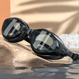 Maxbell Swimming Glasses Portable Anti Fog Swim Goggles for Pool Diving Water Sports