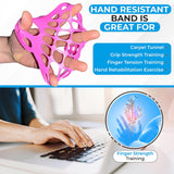 Maxbell 2Pcs Finger Exerciser Flexible Hand Strengthener for Office Musician Athlete