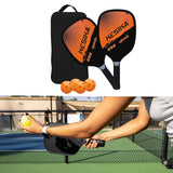 Maxbell Pickleball Paddle Set Training Pickleball Racket for Power Control Beginners Orange