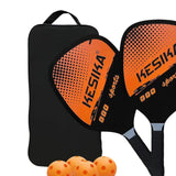 Maxbell Pickleball Paddle Set Training Pickleball Racket for Power Control Beginners Orange