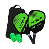 Maxbell Pickleball Paddle Set Training Pickleball Racket for Power Control Beginners Green