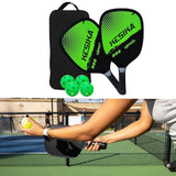 Maxbell Pickleball Paddle Set Training Pickleball Racket for Power Control Beginners Green