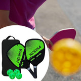 Maxbell Pickleball Paddle Set Training Pickleball Racket for Power Control Beginners Green