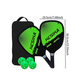 Maxbell Pickleball Paddle Set Training Pickleball Racket for Power Control Beginners Green