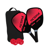 Maxbell Pickleball Paddle Set Training Pickleball Racket for Power Control Beginners Red