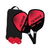Maxbell Pickleball Paddle Set Training Pickleball Racket for Power Control Beginners Red