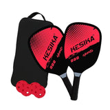Maxbell Pickleball Paddle Set Training Pickleball Racket for Power Control Beginners Red