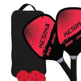 Maxbell Pickleball Paddle Set Training Pickleball Racket for Power Control Beginners Red