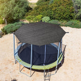 Maxbell Trampoline Sunshade Cover Only Summer Backyard for Children for 8 Poles 10 ft