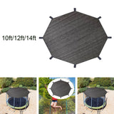 Maxbell Trampoline Sunshade Cover Only Summer Backyard for Children for 8 Poles 10 ft