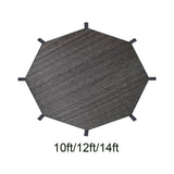 Maxbell Trampoline Sunshade Cover Only Summer Backyard for Children for 8 Poles 10 ft