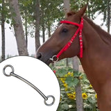 Maxbell Stainless Steel Pony Snaffle for Outdoor Sports Equestrian Sports Farmhouse