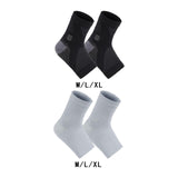 Maxbell Ankle Compression Socks Sweat Absorbing Breathable for Men/Women Ankle Brace M Black