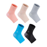 Maxbell Ankle Compression Socks Sweat Absorbing Breathable for Men/Women Ankle Brace M Black